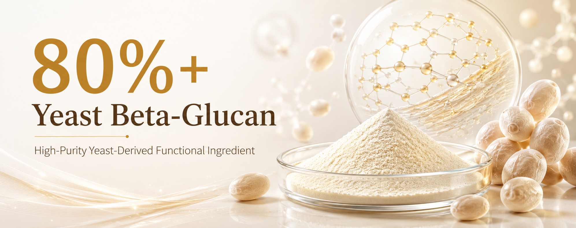 80% or Higher Yeast Beta Glucan