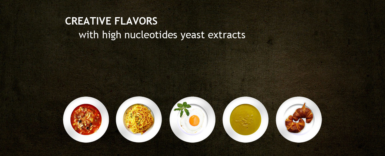 Creative Flavors with high nucleotide yeast extracts