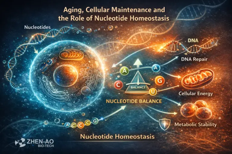 Aging, Cellular Maintenance, and the Role of Nucleotide Homeostasis